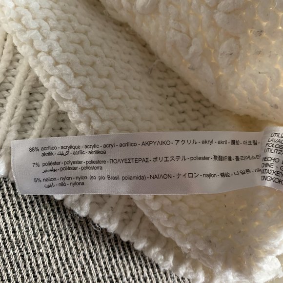 BLOGGER FAV ZARA Women Floral Embroidered Sweater 1957/002, White, Size S - Picture 8 of 8